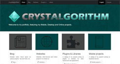Desktop Screenshot of crystalgorithm.com