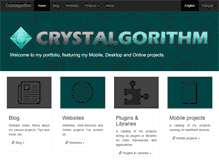 Tablet Screenshot of crystalgorithm.com